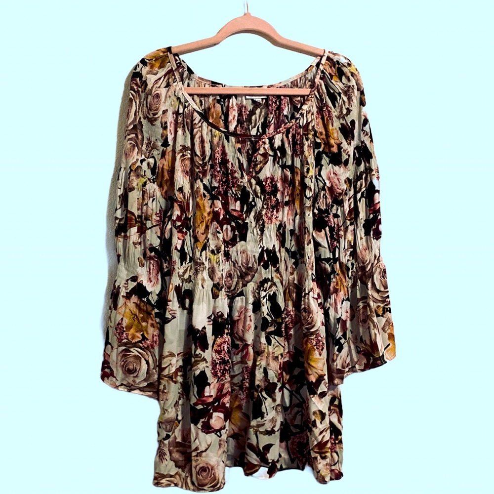 Blush and earth toned Blouse